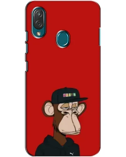 Чехол для ZTE Blade V10 Vita с картинкой «Bored Ape — красный фон» Чехол для ZTE Blade V10 Vita с картинкой «Bored Ape — красный фон»
