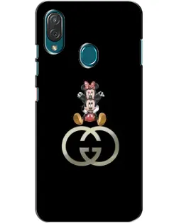 Чехол для ZTE Blade V10 Vita с картинкой «Минни Маус на лого»