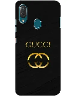 Чехол для ZTE Blade V10 Vita с картинкой «Золотой логотип Gucci»