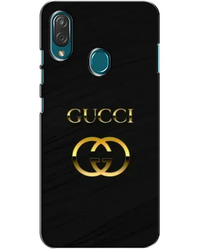 Чехол для ZTE Blade V10 Vita с картинкой «Золотой логотип Gucci»