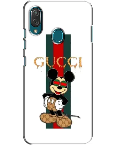 Чехол для ZTE Blade V10 Vita с картинкой «Микки Маус Gucci — полосы»