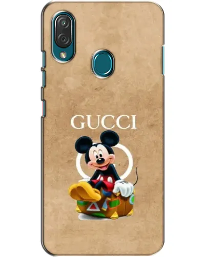 Чехол для ZTE Blade V10 Vita с картинкой «Микки Маус Gucci — крафт»
