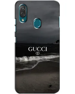 Чехол для ZTE Blade V10 Vita с картинкой «Gucci — морской прибой»