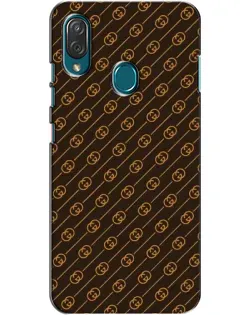 Чехол для ZTE Blade V10 Vita с картинкой «Gucci — золотые диагонали»