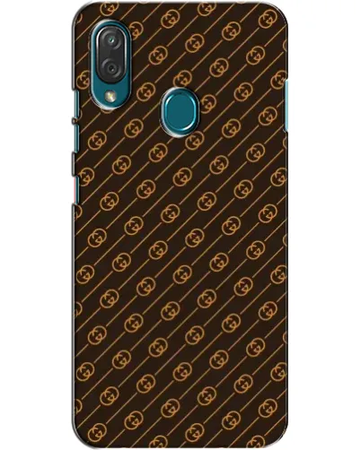 Чехол для ZTE Blade V10 Vita с картинкой «Gucci — золотые диагонали»
