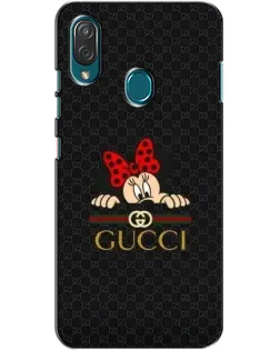 Чехол для ZTE Blade V10 Vita с картинкой «Минни Маус Gucci — черный»