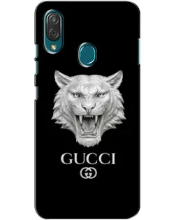 Чехол для ZTE Blade V10 Vita с картинкой «Gucci — серебряный лев»