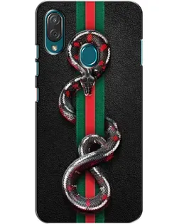 Чехол для ZTE Blade V10 Vita с картинкой «Gucci — змея на полосе»