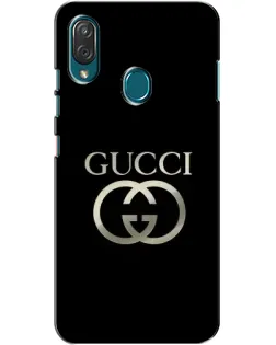 Чехол для ZTE Blade V10 Vita с картинкой «Gucci — золото на черном»