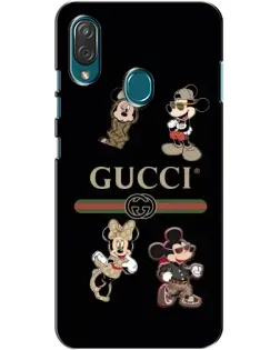 Чехол для ZTE Blade V10 Vita с картинкой «Gucci — герои Disney и монограмма»