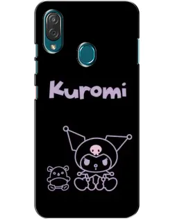 Чехол для ZTE Blade V10 Vita с картинкой «Kuromi — черный минимализм» Чехол для ZTE Blade V10 Vita с картинкой «Kuromi — черный минимализм»