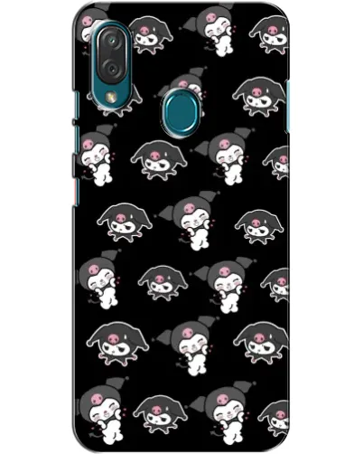 Чехол для ZTE Blade V10 Vita с картинкой «Черный паттерн Kuromi» Чехол для ZTE Blade V10 Vita с картинкой «Черный паттерн Kuromi»