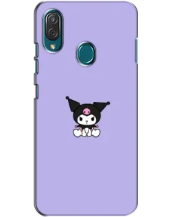 Чехол для ZTE Blade V10 Vita с картинкой «Kuromi — фиолетовый минимализм»