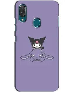 Чехол для ZTE Blade V10 Vita с картинкой «Kuromi на лиловом фоне»