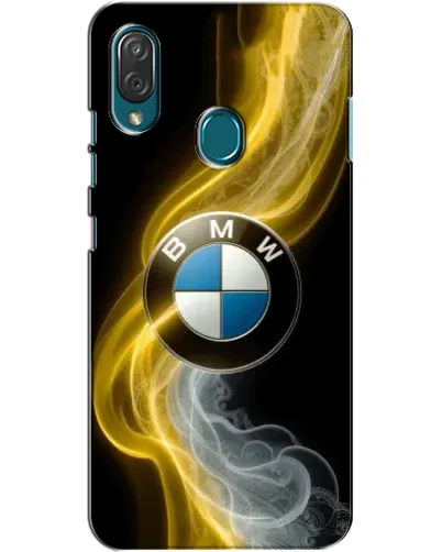 Чехол для ZTE Blade V10 Vita с картинкой «Золотистый дым BMW»