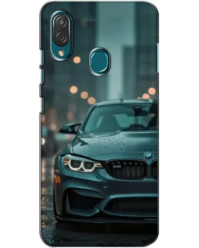 Чехол для ZTE Blade V10 Vita с картинкой «BMW в огнях города»