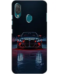 Чехол для ZTE Blade V10 Vita с картинкой «BMW на мокрой дороге»