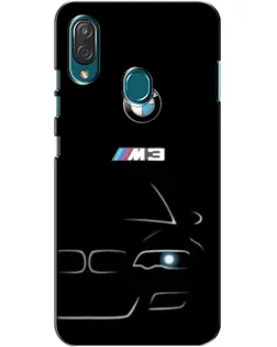 Чехол для ZTE Blade V10 Vita с картинкой «Минималистичный принт BMW M3»