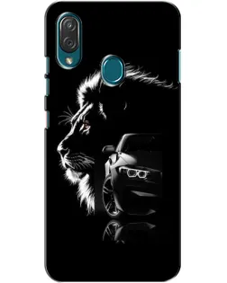 Чехол для ZTE Blade V10 Vita с картинкой «BMW и лев»