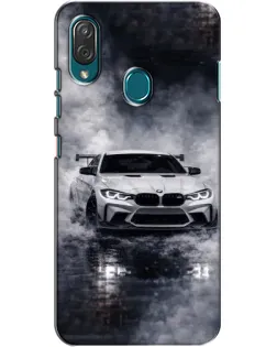 Чехол для ZTE Blade V10 Vita с картинкой «BMW сквозь туман»