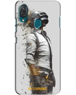 Чехол для ZTE Blade V10 Vita с картинкой «PUBG — боец в пыли»