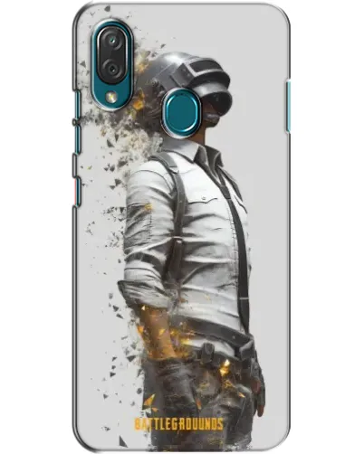 Чехол для ZTE Blade V10 Vita с картинкой «PUBG — боец в пыли»