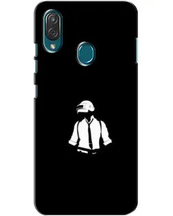Чехол для ZTE Blade V10 Vita с картинкой «PUBG — белый шлем»