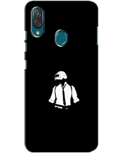 Чехол для ZTE Blade V10 Vita с картинкой «PUBG — белый шлем»