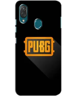 Чехол для ZTE Blade V10 Vita с картинкой «PUBG — рамка лого»