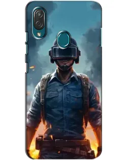 Чехол для ZTE Blade V10 Vita с картинкой «PUBG — реалистичный герой»
