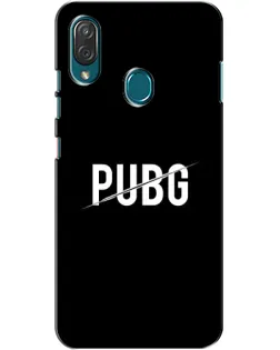 Чехол для ZTE Blade V10 Vita с картинкой «PUBG — белый логотип»