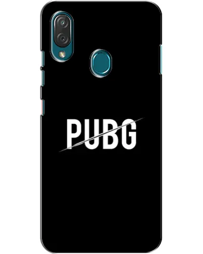 Чехол для ZTE Blade V10 Vita с картинкой «PUBG — белый логотип»