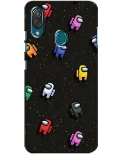 Чехол для ZTE Blade V10 Vita с картинкой «Космический паттерн Among Us» Чехол для ZTE Blade V10 Vita с картинкой «Космический паттерн Among Us»