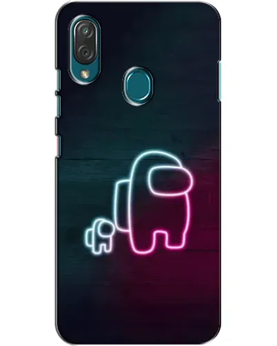 Чехол для ZTE Blade V10 Vita с картинкой «Among Us неон-арт» Чехол для ZTE Blade V10 Vita с картинкой «Among Us неон-арт»