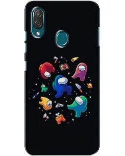 Чехол для ZTE Blade V10 Vita с картинкой «Among Us космос»