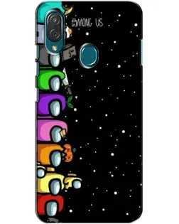 Чехол для ZTE Blade V10 Vita с картинкой «Команда Among Us»