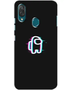 Чехол для ZTE Blade V10 Vita с картинкой «Among Us неон»