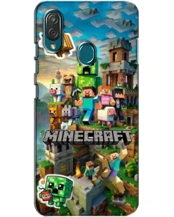 Чехол для ZTE Blade V10 Vita с картинкой «Замок Minecraft» Чехол для ZTE Blade V10 Vita с картинкой «Замок Minecraft»