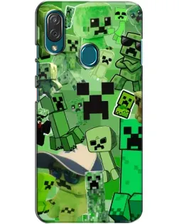 Чехол для ZTE Blade V10 Vita с картинкой «Криперы Minecraft» Чехол для ZTE Blade V10 Vita с картинкой «Криперы Minecraft»
