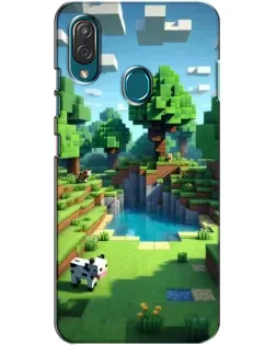 Чехол для ZTE Blade V10 Vita с картинкой «Minecraft летний день»