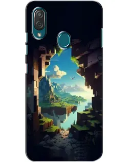 Чехол для ZTE Blade V10 Vita с картинкой «Вид из пещеры»