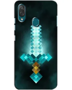 Чехол для ZTE Blade V10 Vita с картинкой «Алмазный меч неон»