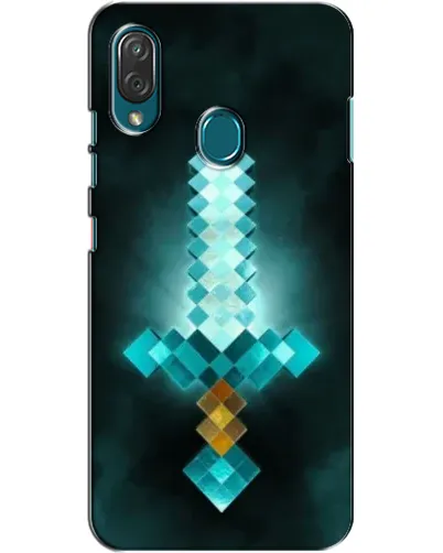 Чехол для ZTE Blade V10 Vita с картинкой «Алмазный меч неон» Чехол для ZTE Blade V10 Vita с картинкой «Алмазный меч неон»