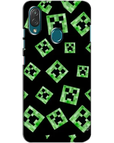 Чехол для ZTE Blade V10 Vita с картинкой «Паттерн с криперами» Чехол для ZTE Blade V10 Vita с картинкой «Паттерн с криперами»