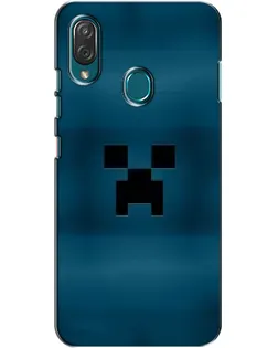 Чехол для ZTE Blade V10 Vita с картинкой «Крипер текстура»