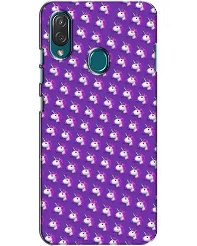 Чехол для ZTE Blade V10 Vita с картинкой «Единороги на фиолетовом»