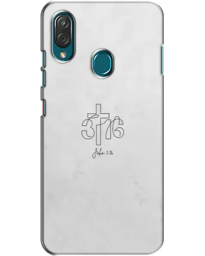 Чехол для ZTE Blade V10 Vita с картинкой «Иоанна 3:16 Крест»
