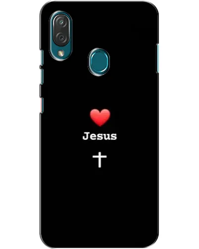Чехол для ZTE Blade V10 Vita с картинкой «Сердце - Jesus»