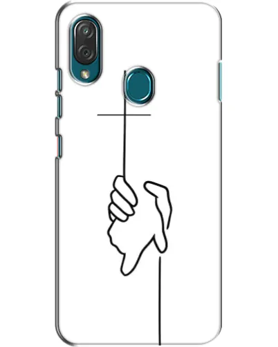 Чехол для ZTE Blade V10 Vita с картинкой «Рука держит»