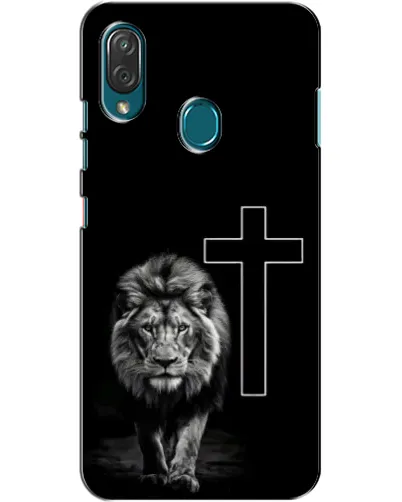 Чехол для ZTE Blade V10 Vita с картинкой «Лев и Крест»